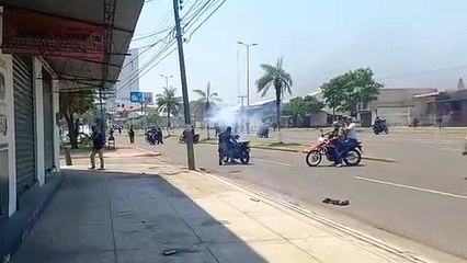 Director de la ABT es visto en movilización violenta que se hizo contra el paro en Santa Cruz