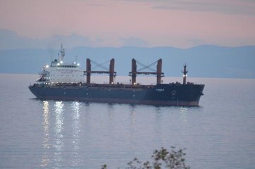 Yunanistan'dan yola çıkan gemi Tekirdağ'da karaya oturdu