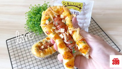 FOR DAYS.., SOUND SOSS BREAD WITHOUT KNEAD SAUSAGES