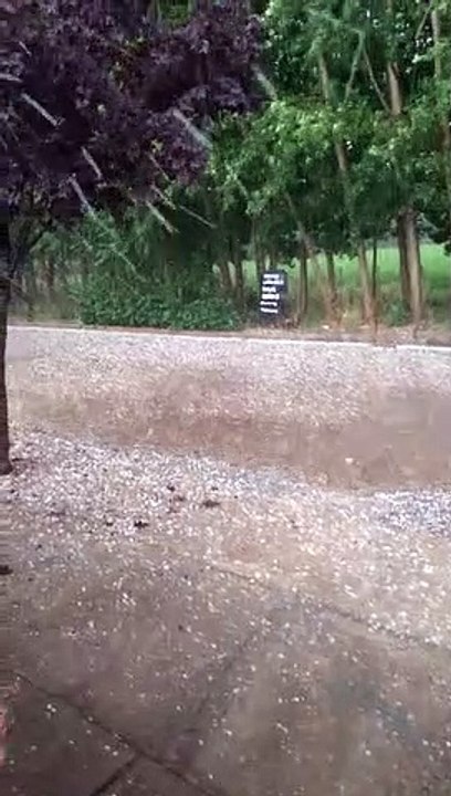 granizo en el Valle de Uco