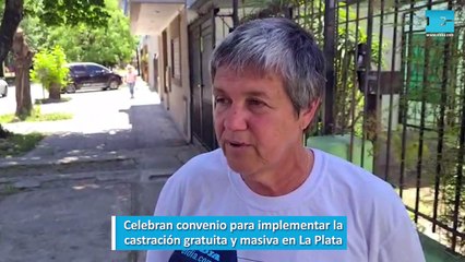 Celebran convenio para implementar la castración gratuita y masiva en La Plata