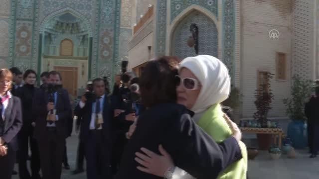 ÖZBEKİSTAN - Türk Devletleri Teşkilatı Devlet Başkanları 9. Zirvesi'ne katılan liderlerin eşlerinden sıfır atık sözü