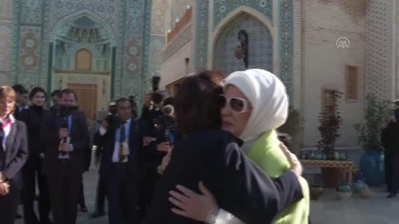 ÖZBEKİSTAN - Türk Devletleri Teşkilatı Devlet Başkanları 9. Zirvesi'ne katılan liderlerin eşlerinden "sıfır atık" sözü