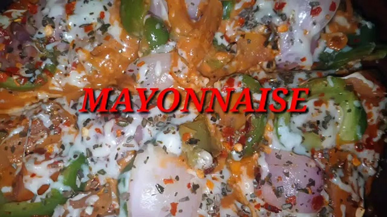 VEG MAYONNAISE PIZZA RECIPE Readymade base PIZZA Recipe. video Dailymotion