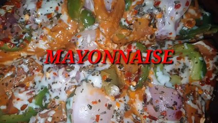 VEG MAYONNAISE PIZZA  RECIPE | Readymade base PIZZA  Recipe.
