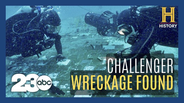 Large segment of Challenger space shuttle found in Atlantic Ocean