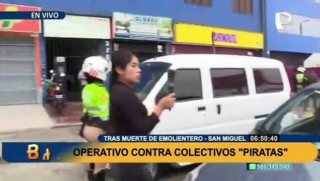 Tras muerte de emolientero: ATU realiza operativo contra vehículos 'piratas' en Av. La Marina