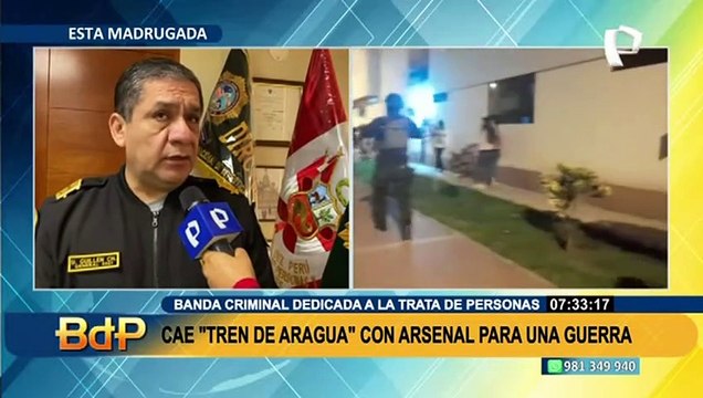 PNP desarticula banda de extranjeros “Los Gallegos del tren de Aragua” dedicados al sicariato y la trata de personas