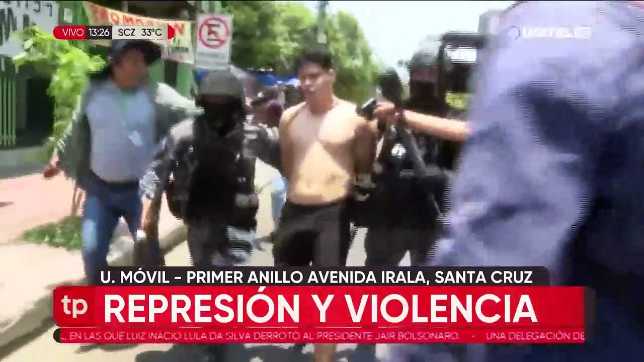 Video: Reportan violenta represión policial a movilizados que piden Censo en 2023  