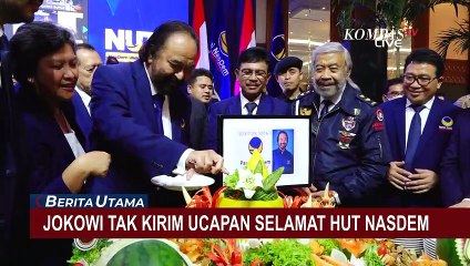 下载视频: Presiden Joko Widodo Tak Kirim Ucapan Selamat HUT ke Partai NasDem