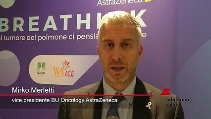 Download Video: Merletti (AstraZeneca): “Da impegnati nella lotta al tumore del polmone”