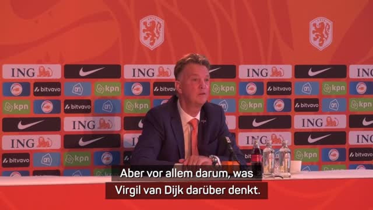 Van Gaal zu Binde: 'Nicht wichtig, was FIFA denkt'