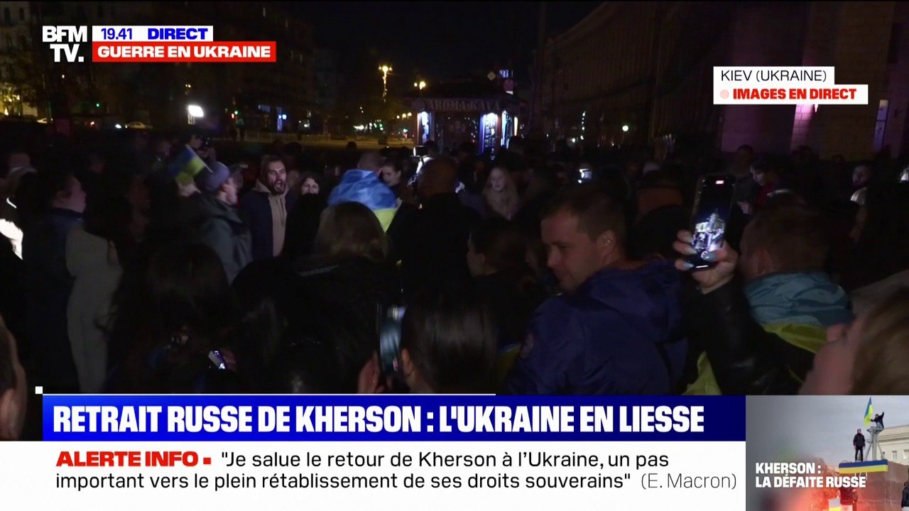 "Kherson, c'est l'Ukraine": plusieurs centaines de personnes réunies place Maïden à Kiev