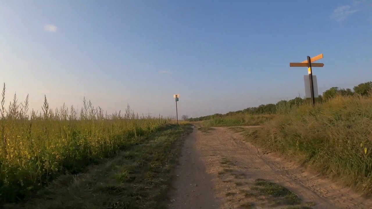 Über die Felder nach Wien Oberlaa (Rad POV)