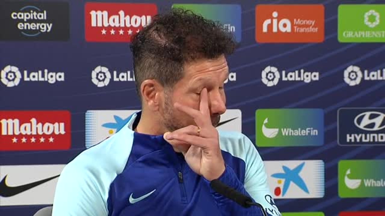 Simeone sobre las informaciones que colocan a Joao en el PSG: "Ojalá que pueda seguir estando con nosotros, lo necesitamos"