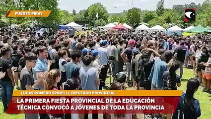 La primera Fiesta Provincial de la Educación Técnica convocó a jóvenes de toda la provincia
