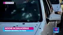 Abuelito y nieta mueren durante balacera en Zacatecas