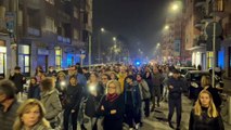Milano: fiaccolata per Luca Marengoni, morto a 14 anni investito dal tram