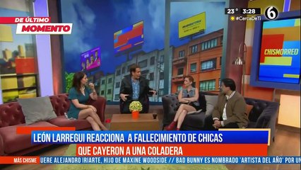 León Larregui lamenta muerte de fans tras caer a coladera