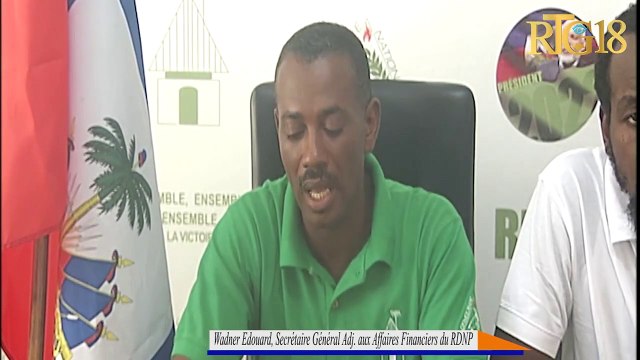 Fineray Sekretè Jeneral Pati Politik RDNP a Eric Jean Baptiste ap chante lendi 14 Novanm kap vini la