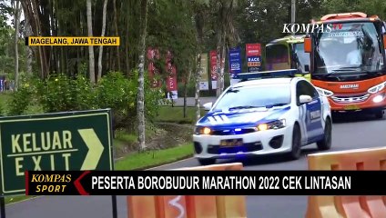 Rute Lintasan Kembali ke Luar Komplek Candi, Peserta Borobudur Marathon Berkesempatan Cek Lintasan!