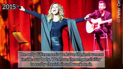 Lara Fabian on the importance of VOCAL TECHNIQUE & HEALTH and Warms up