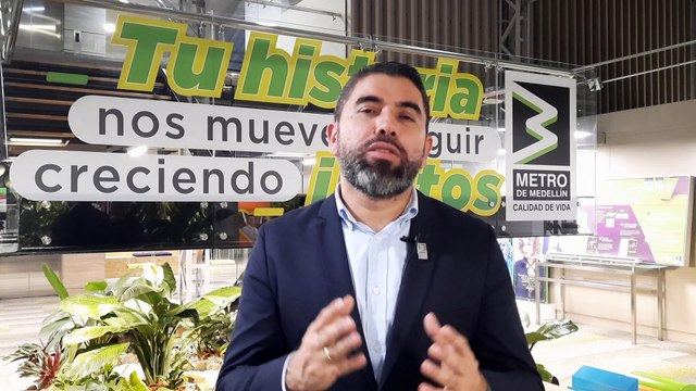 Jaime Andrés Ortiz, gerente social y de servicio al cliente del Metro de Medellín