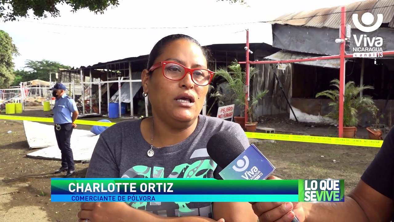 Incendio deja en cenizas 9 tramos de pólvoras en Tiscapa