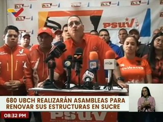 PSUV en Sucre realizará proceso de postulación de los equipos estadales, municipales y parroquiales