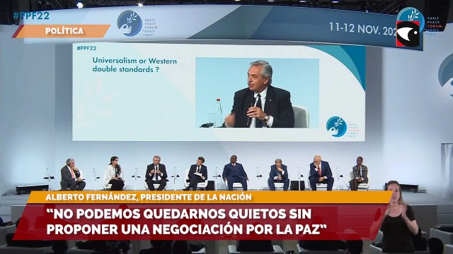 “No podemos quedarnos quietos sin proponer una negociación por la paz”