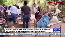 ¡Pobladores huyen! Viviendas colapsan por falla en bo. El Olvido, San Juan de Opoa