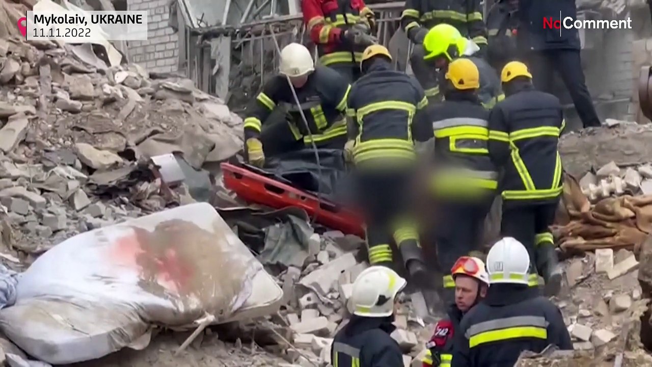 'Zynische Antwort des Terrorstaats': Opfer bei Raketenangriff auf Wohnhaus in Mykolajiw