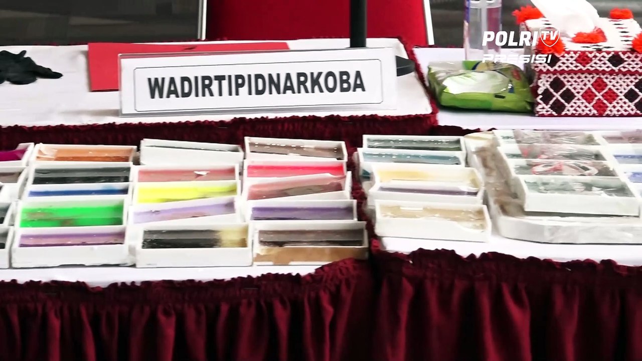 Bareskrim Polri Ungkap Tempat Produksi Narkoba Sindikat International Di Sebuah Apartemen Di Jakarta