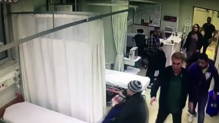 Soluk borusuna şeker kaçan çocuğun kurtarılması