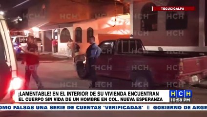 Encuentran cuerpo sin vida en colonia Nueva Esperanza de la capital