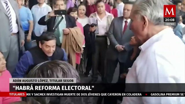 Habrá reforma electoral antes del 15 de diciembre , asegura Adán Augusto López