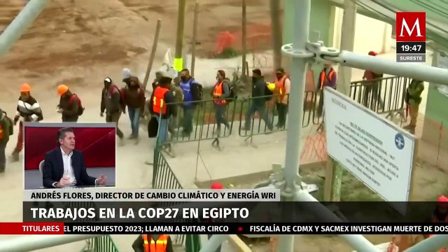 “Sin avances suficientes en cambio climático”: Andrés Flores director de Cambio Climático y Energía