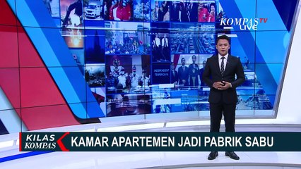 Begini Kamar Apartemen yang Dijadikan Pabrik Sabu Oleh Pengedar Narkoba Jaringan Internasional!