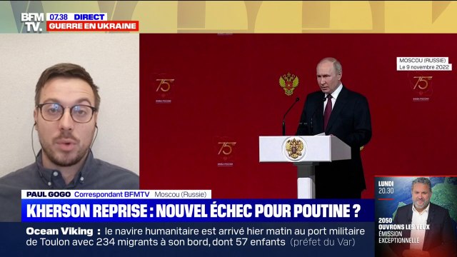 Comment la reprise de Kherson par les Ukrainiens est-elle présentée par les médias russes?