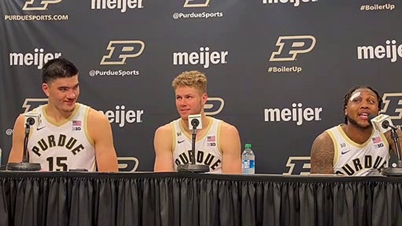 Purdue players following win over Austin Peay video Dailymotion