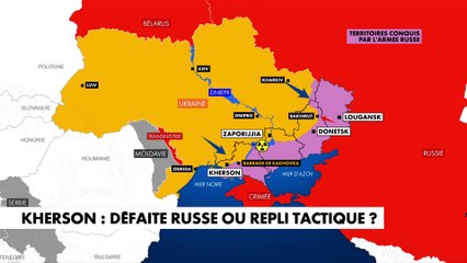 L'armée russe quitte Kherson, une victoire ukrainienne ou un repli tactique russe ?