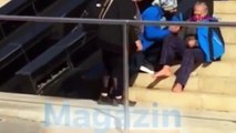 Mehmet Ali Erbil korkuttu! Kadıköy merdivenlerinde ayakkabısız...