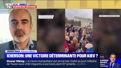 Cédric Mas, historien: "La reprise de Kherson est une véritable victoire de l'Ukraine qui est sur la pente ascendante du succès"