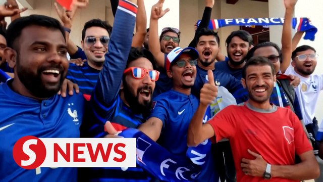World Cup fans show their colours in the streets of Doha