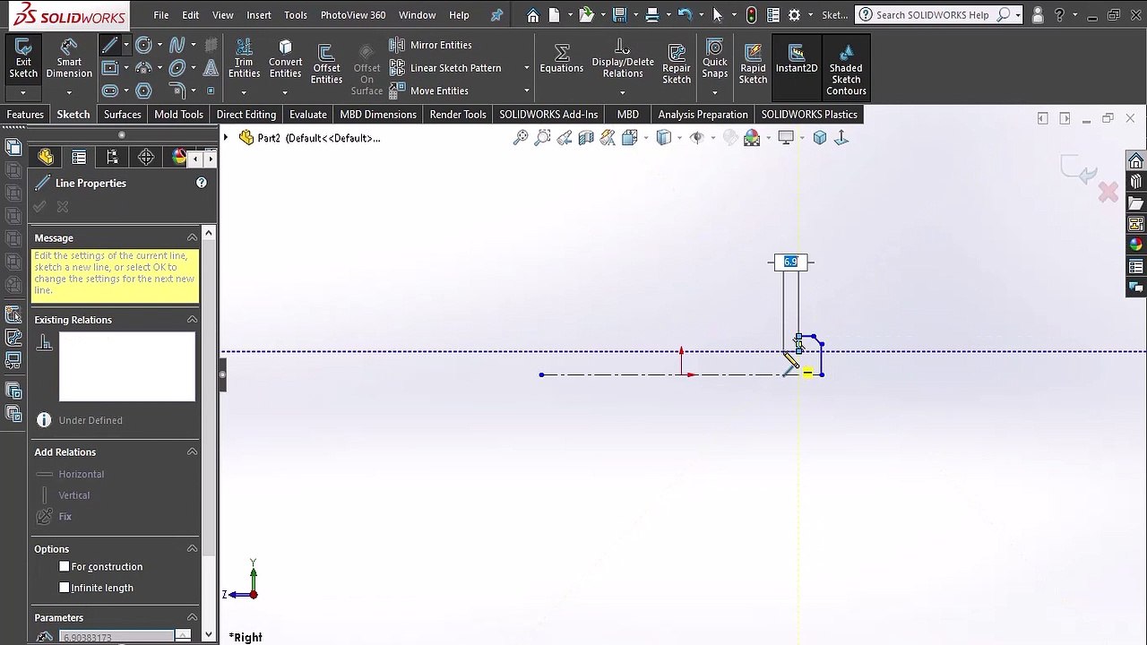 SolidWorks Tutorial Cannon Toy / 5.Main Axis