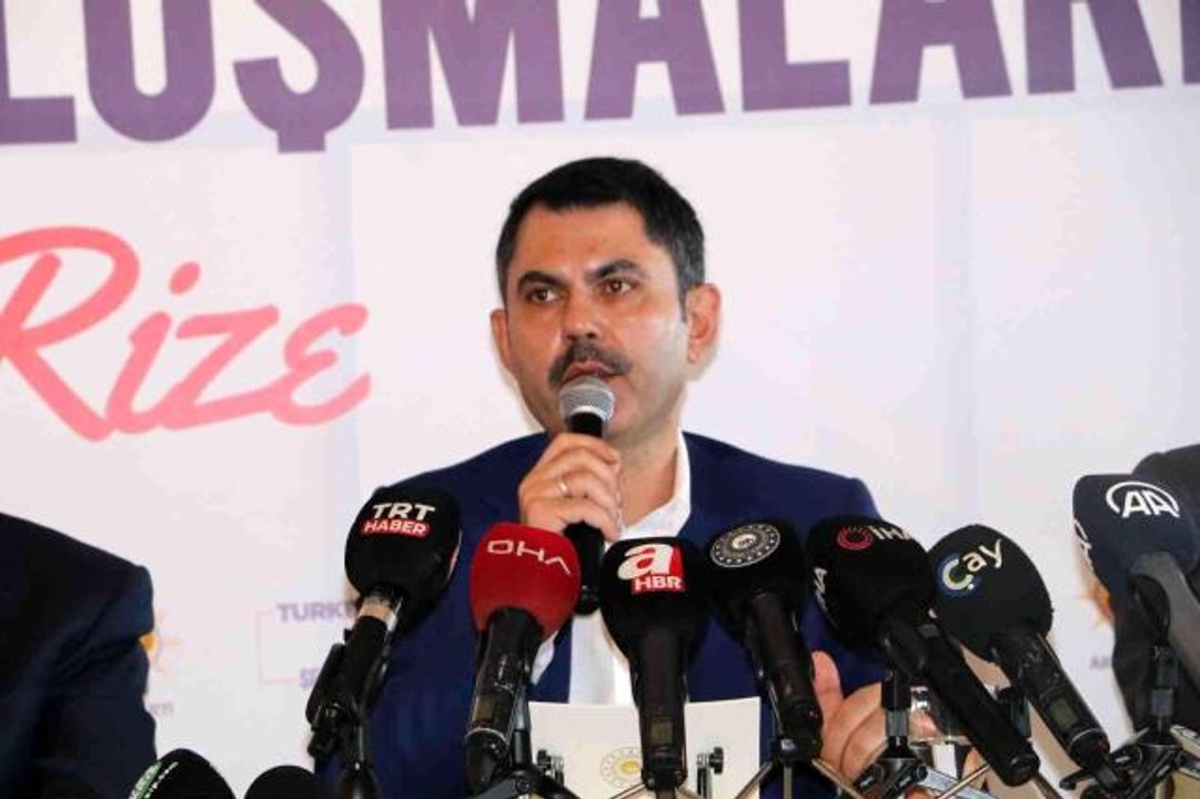 Çevre, Şehircilik ve İklim değişikliği Bakanı Murat Kurum: "2035 yılına kadar tek bir sağlıksız yapı, tek bir çöküntü alanı bırakmayacağız"