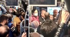 Metrobüste ‘taciz iddiasına’ linç girişimi