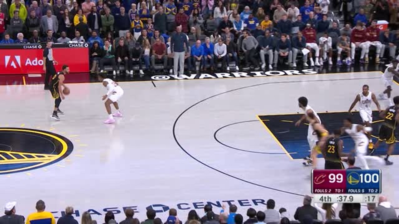 Highlights: curry mit clutch-dreier gegen die cavs