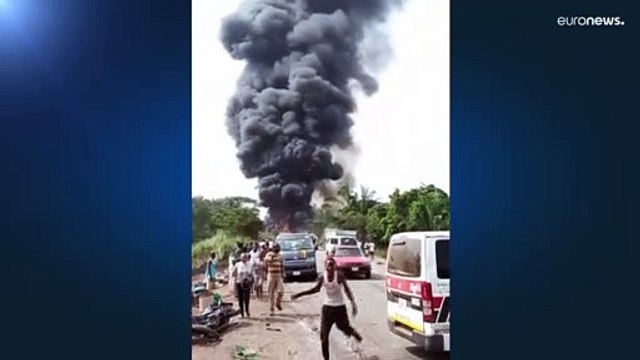 Взрыв бензовоза в Нигерии