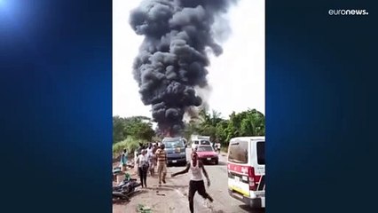 Взрыв бензовоза в Нигерии